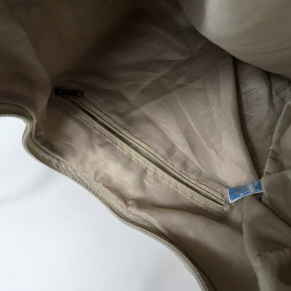 Disney Tinkerbell Shoulder Bag Purse Tote Fab Starpoint New York Canvas Brown - Picture 9 of 15